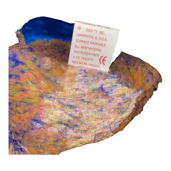 Ty Beanie Babies Dinky Duck 2000 Plush Stuffed Animal Hang 8th Gen Tush 10th Gen - Picture 9 of 9